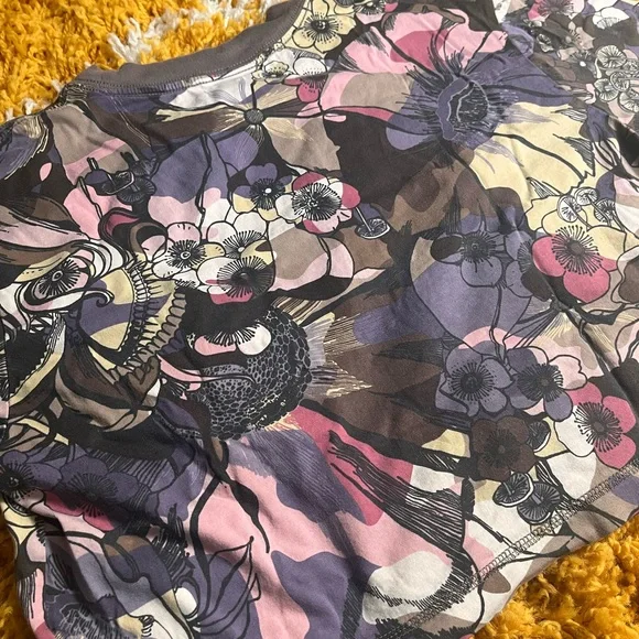 Nike Floral Crop Top - Size S - Picture 4 of 4